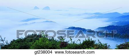 Picture - Korea, outdoor, daytime, daylight, daymountain, landscape, scene. Fotosearch
