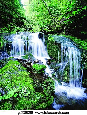 Korea, exterior, day, daytime, daylight, Gariwang mountain, waterfall View Large Photo Image Stock Photo - Korea, exterior, day, daytime, daylight, Gariwang mountain, waterfall. Fotosearch