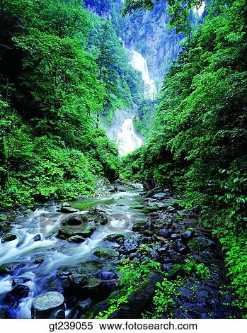 Korea, exterior, day, daytime, daylight, Japan, waterfall View Large Photo Image Stock Photography - Korea, exterior, day, daytime, daylight, Japan, waterfall. Fotosearch