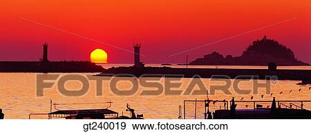exterior, outdoor, sunset, night, red sky, sunrise, sunup View Large Photo Image Stock Photo - exterior, outdoor, sunset, night, red sky, sunrise, sunup. Fotosearch
