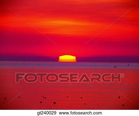 exterior, outdoor, sunset, night, red sky, sunrise, sunup View Large Photo Image Stock Photo - exterior, outdoor, sunset, night, red sky, sunrise, sunup. Fotosearch