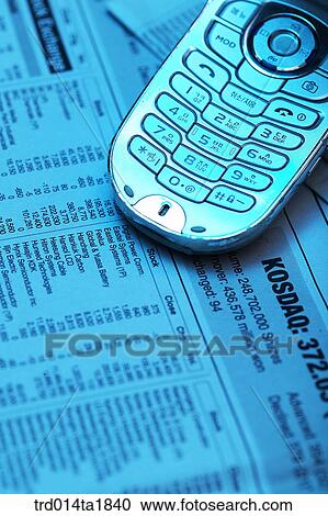 business, close up, newspaper, background, celluar phone View Large Photo Image Stock Image - business, close up, newspaper, background, celluar phone. Fotosearch