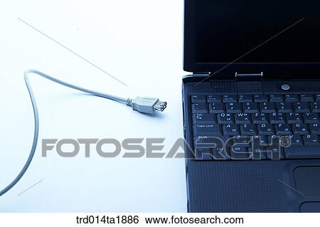 business, notebook, background, cable, connection, jack View Large Photo Image Stock Photograph - business, notebook, background, cable, connection, jack. Fotosearch