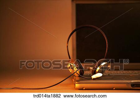 business, notebook, headset, background View Large Photo Image Stock Image - business, notebook, headset, background. Fotosearch