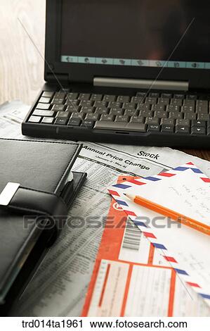 business, notebook, diary, letter, pencil, newspaper View Large Photo Image Stock Image - business, notebook, diary, letter, pencil, newspaper. Fotosearch