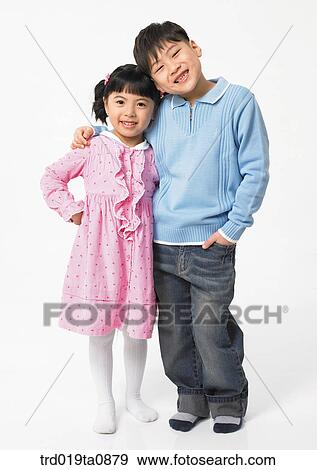 family, brother and sister, daytime, oriental, smile, person, indoor View Large Photo Image Stock Photo - family, brother and sister, daytime, oriental, smile, person, indoor. Fotosearch