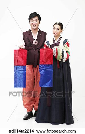 festival day, New Year's Day, Korean clothes, tradition, clothes, harvest festival, person View Large Photo Image Picture - festival day, New Year's Day, Korean clothes, tradition, clothes, harvest festival, person. Fotosearch