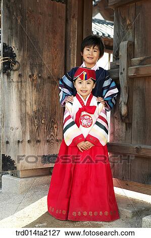 festival day, New Year's Day, Korean clothes, tradition, clothes, harvest festival, outdoor View Large Photo Image Stock Photo - festival day, New Year's Day, Korean clothes, tradition, clothes, harvest festival, outdoor. Fotosearch