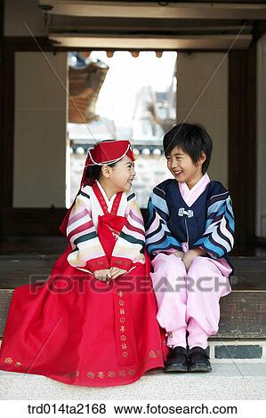 festival day, New Year's Day, Korean clothes, tradition, clothes, harvest festival, outdoor View Large Photo Image Stock Photo - festival day, New Year's Day, Korean clothes, tradition, clothes, harvest festival, outdoor. Fotosearch