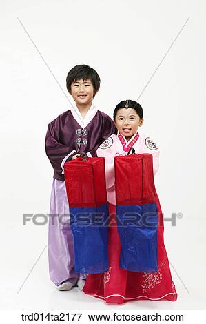 festival day, New Year's Day, Korean clothes, tradition, clothes, harvest festival, person View Large Photo Image Stock Photo - festival day, New Year's Day, Korean clothes, tradition, clothes, harvest festival, person. Fotosearch