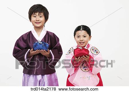 festival day, New Year's Day, Korean clothes, tradition, clothes, harvest festival, person View Large Photo Image Stock Photo - festival day, New Year's Day, Korean clothes, tradition, clothes, harvest festival, person. Fotosearch