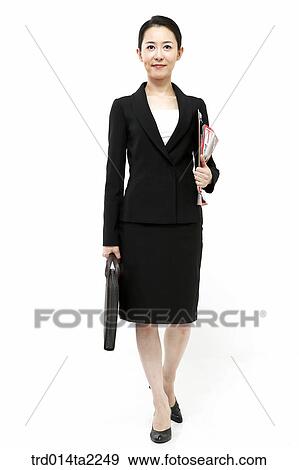 Stock Photo - person, oriental, Korean, Asian, woman, indoor, daytime. Fotosearch
