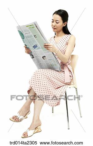 Stock Photography - person, oriental, Korean, Asian, woman, indoor, daytime. Fotosearch