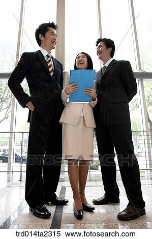 Stock Photography - person, oriental, Korean, Asian, group, associate, job. Fotosearch