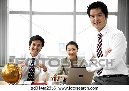 Stock Photograph - person, oriental, Korean, Asian, woman, indoor. Fotosearch