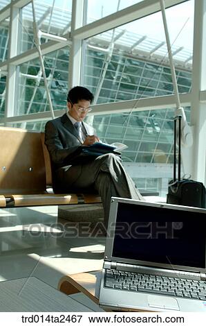 station, airport, notebook, business trip, person, oriental, Korean View Large Photo Image Stock Photo - station, airport, notebook, business trip, person, oriental, Korean. Fotosearch