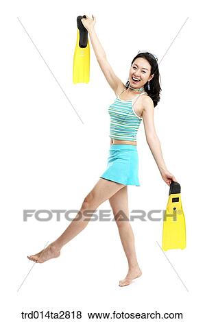 person, Oriental, Korean, one person, woman, summer, vacation View Large Photo Image Stock Photo - person, Oriental, Korean, one person, woman, summer, vacation. Fotosearch