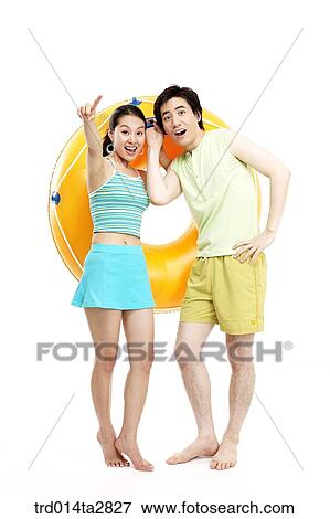person, Oriental, Korean, two people, woman, summer View Large Photo Image Stock Photo - person, Oriental, Korean, two people, woman, summer. Fotosearch