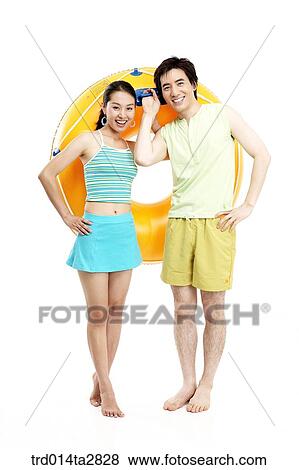 person, Oriental, Korean, two people, woman, summer View Large Photo Image Stock Photo - person, Oriental, Korean, two people, woman, summer. Fotosearch