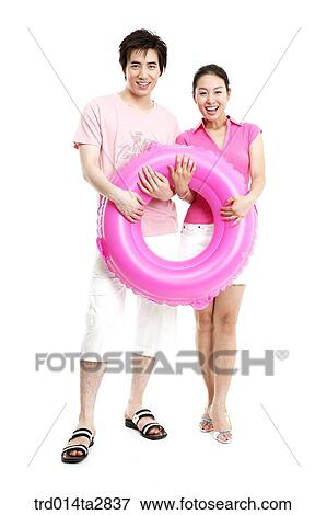 Stock Photo - person, Oriental, Korean, two people, woman, summer. Fotosearch