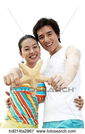 Stock Photo - person, Oriental, Korean, two people, woman, summer. Fotosearch