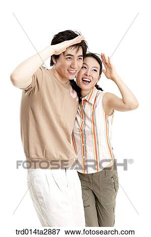 Stock Photo - person, Oriental, Korean, two people, woman, summer. Fotosearch