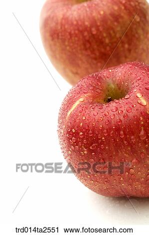 Stock Image - food, fruit, apple, close up, object. Fotosearch