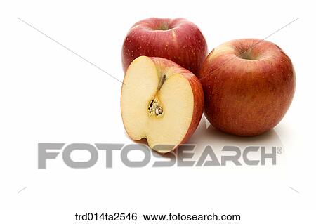 Stock Photograph - food, fruit, apple, close up, object. Fotosearch