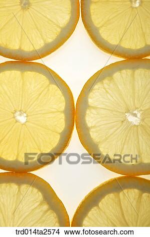Picture - food, fruit, orange, arrangement, close up, background. Fotosearch