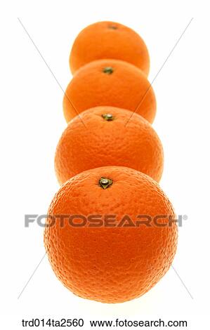 Stock Image - food, fruit, orange, background, arrangement, close up. Fotosearch