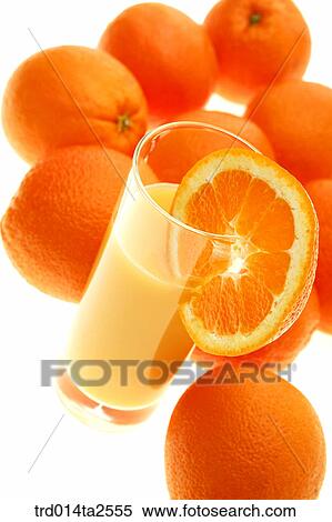 Stock Photography - food, fruit, orange, orange juice, drink, background, close up. Fotosearch