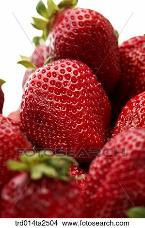 Picture - food, fruit, strawberry, background, close up. Fotosearch