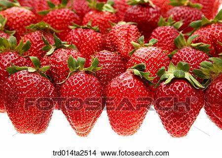 Picture - food, fruit, strawberry, background, close up. Fotosearch