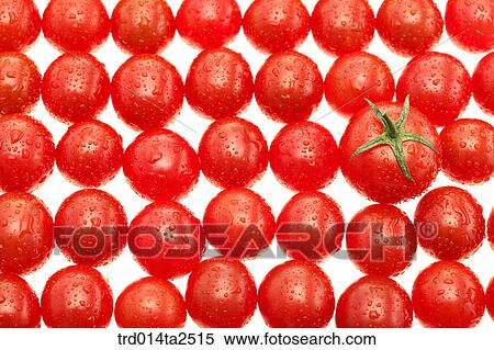 Stock Photography - food, vegetables, tomato, arrangement, background, close up, cherry tomato. Fotosearch