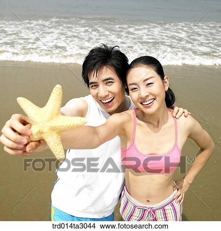 starfish, gesture, posture, person, Korean, summering, vacation View Large Photo Image Picture - starfish, gesture, posture, person, Korean, summering, vacation. Fotosearch