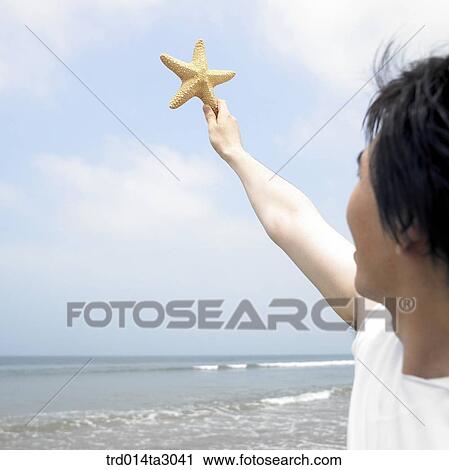starfish, gesture, posture, profile, person, Korean, summering View Large Photo Image Stock Image - starfish, gesture, posture, profile, person, Korean, summering. Fotosearch