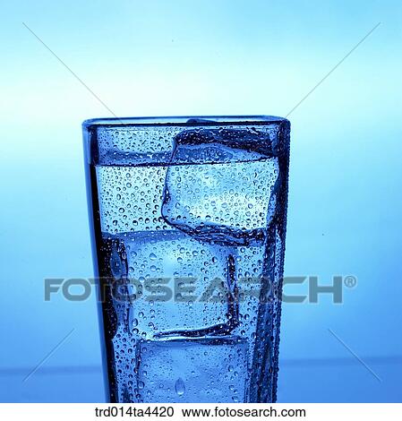 Stock Image - one cup of ice. Fotosearch