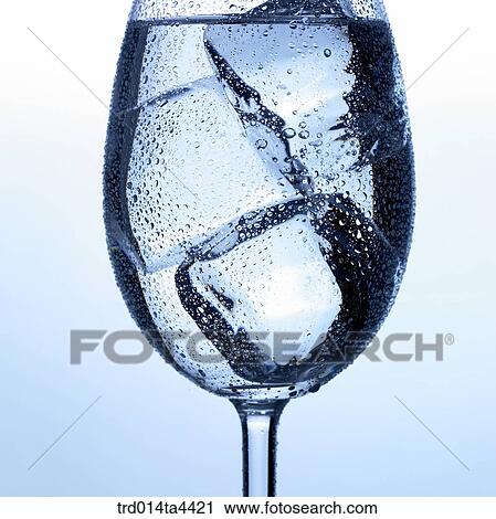 Stock Image - one cup of ice. Fotosearch