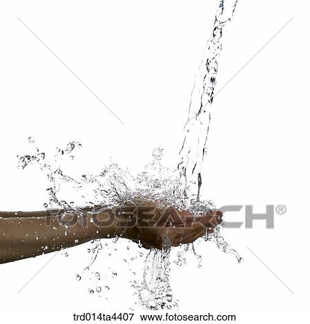 water in hand View Large Photo Image Stock Photo - water in hand. Fotosearch