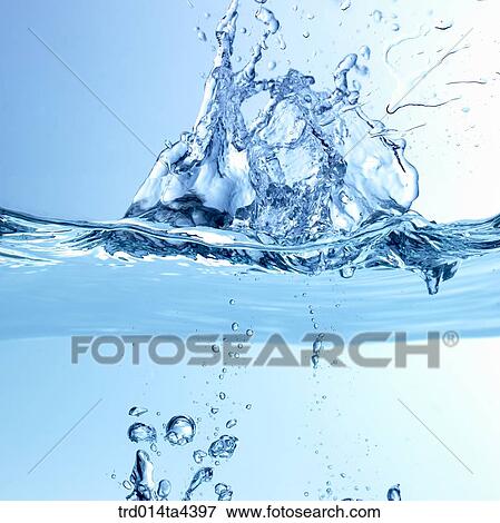 Stock Photo - Water spalshes. Fotosearch