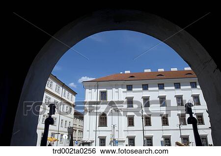 Stock Photograph - A city in Prague, Czech. Fotosearch