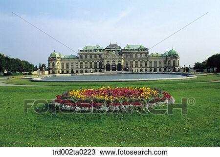 Stock Image - A garden of the castle, Austria. Fotosearch
