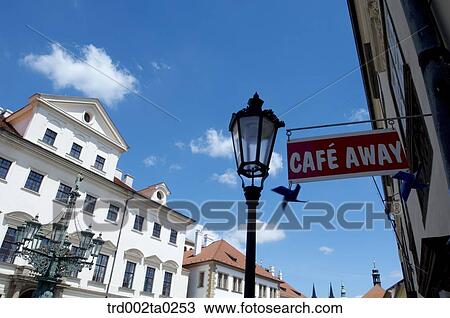 A sign in New Town, Prague, Czech View Large Photo Image Stock Image - A sign in New Town, Prague, Czech. Fotosearch