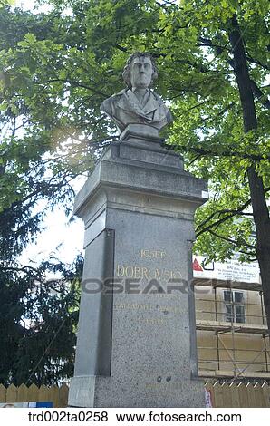 A statue of Josef Dobrovsky, Czech View Large Photo Image Stock Photo - A statue of Josef Dobrovsky, Czech. Fotosearch