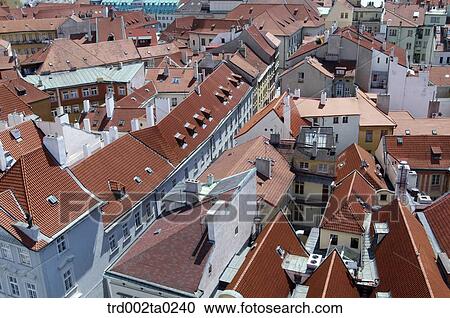 A view from a clock tower in Staromestska Namesti of Prague, Czech View Large Photo Image Stock Image - A view from a clock tower in Staromestska Namesti of Prague, Czech. Fotosearch