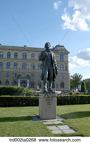 Antonin Dvo? ak in Staromestska Namesti, Czech View Large Photo Image Stock Photo - Antonin Dvo? ak in Staromestska Namesti, Czech. Fotosearch