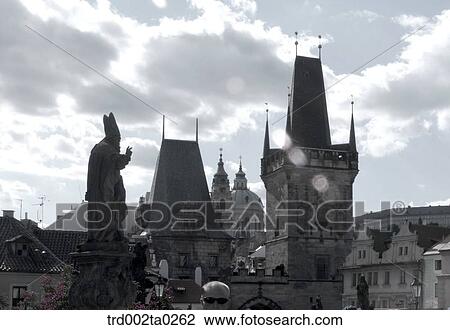 Karl? v Most in Prague, Czech View Large Photo Image Stock Image - Karl? v Most in Prague, Czech. Fotosearch