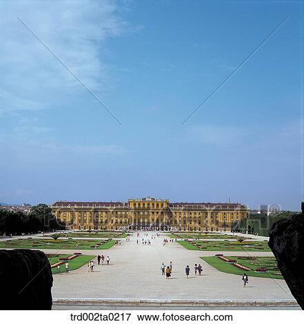 Stock Photo - Schlos Schonbrunn in Austria. Fotosearch