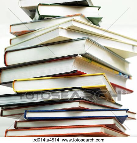 Picture - A heap of books. Fotosearch