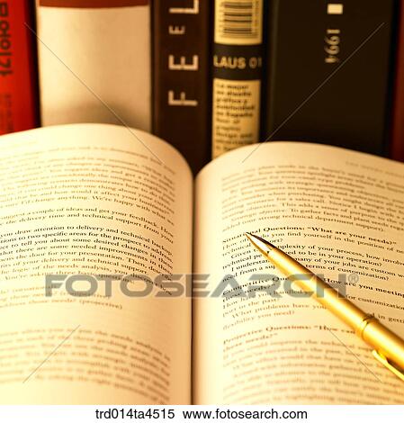 A pen on the book in English View Large Photo Image Stock Photography - A pen on the book in English. Fotosearch